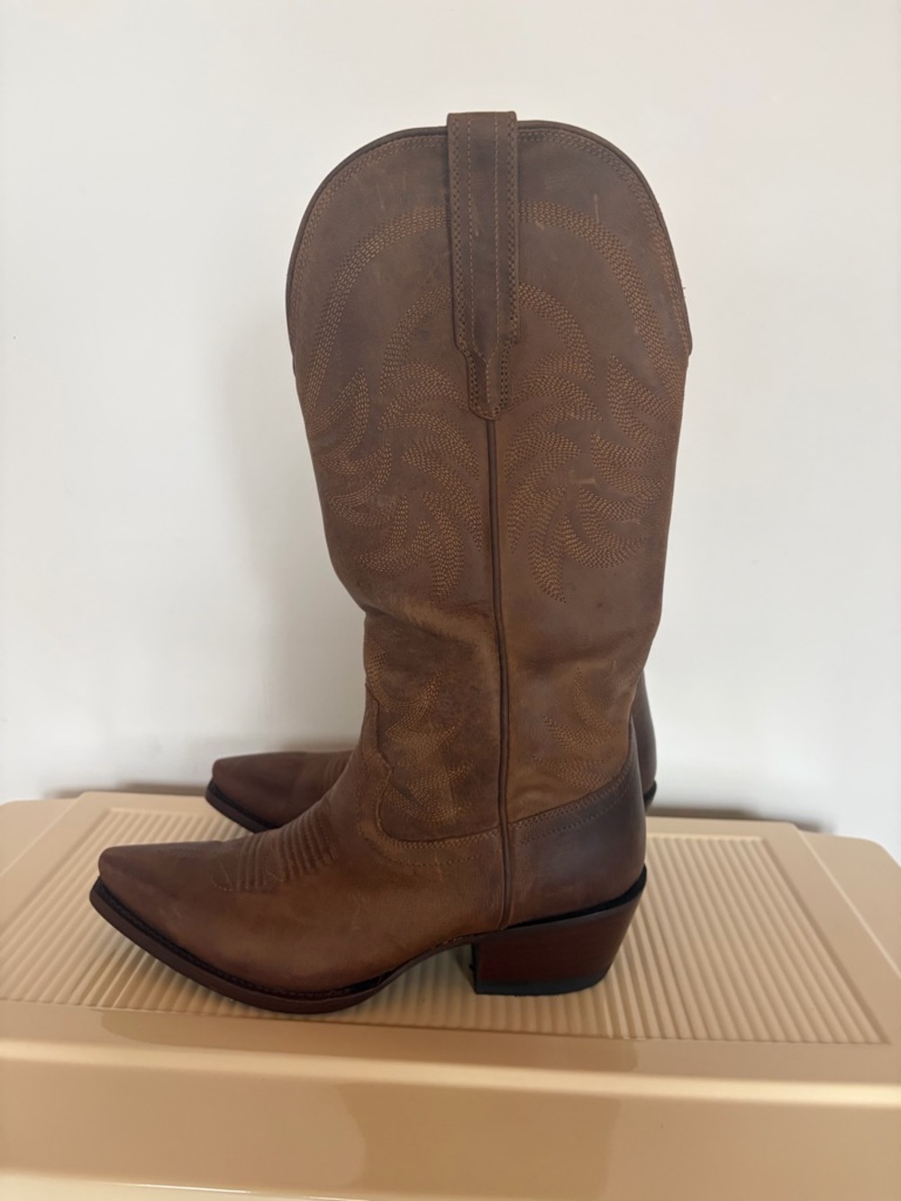 Tecovas The Annie Western Boot in Cafe - Picture 15 of 16